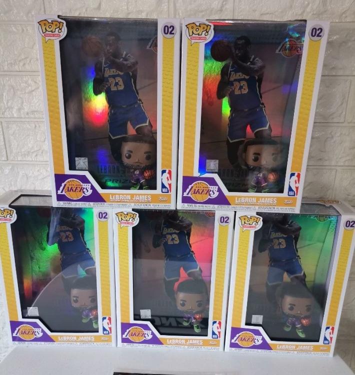 Funko Pop ! Trading Cards Nba Los Angeles Lakers (02) Lebron James  Figure Vinyl