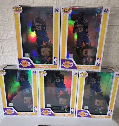 Funko Pop ! Trading Cards Nba Los Angeles Lakers (02) Lebron James  Figure Vinyl