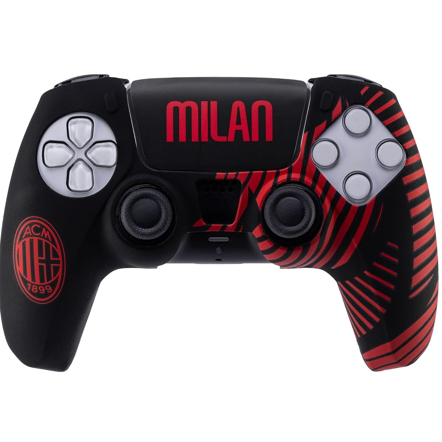 Cover Controller Dualsense Playstation 5 - Skin Ac Milan Devil Guscio Silicone PS5