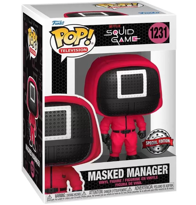 Funko Pop ! Television Netflix Squid Game Masked Manager (1231) Figure Special