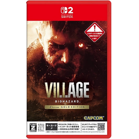 Resident Evil Village Biohazard Z Version Gold Edition Nintendo Switch 2 Giapponese