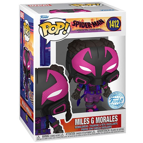 Funko Pop ! Marvel Spider-Man The Spider-Verse (1412) Miles G Morales Special