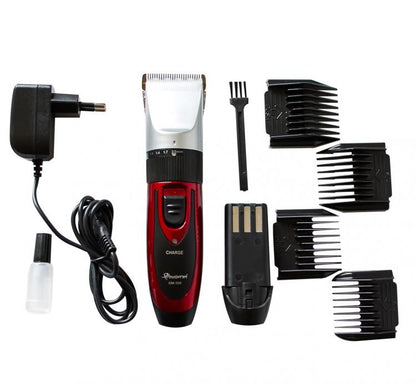 Gemei Rasoio Taglia Capelli Elettrico Regola Barba Ricaricabile 2 Batterie Gm550