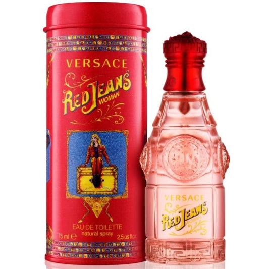 Versace Red Jeans Eau De Toilette Natural Spray Parfum 75 Ml Profumo (Donna)