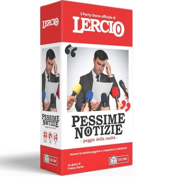 MS Edizioni Lercio - Gioco da Tavolo Pessime Notizie (Ed. Italiana)
