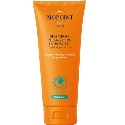 Biopoint Solaire Shampoo Doposole Riparatore Capelli Secchi e Danneggiati 200ml