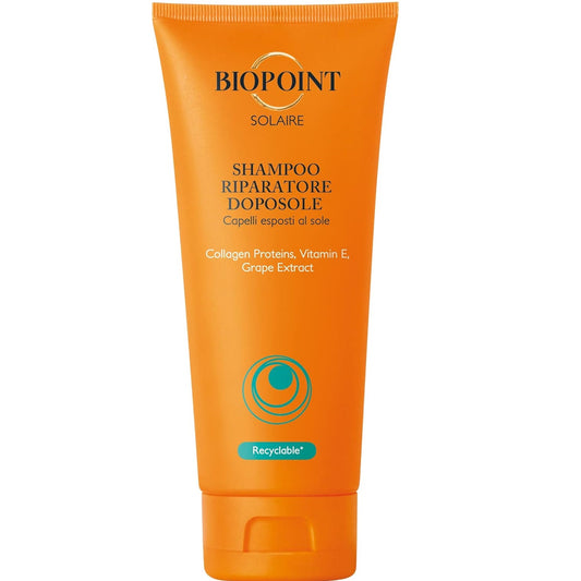 Biopoint Solaire Shampoo Doposole Riparatore Capelli Secchi e Danneggiati 200ml
