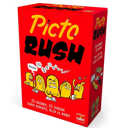 Goliath Picto Rush Gioco da Tavolo da 3 a 8 Giocatori 10+ Anni