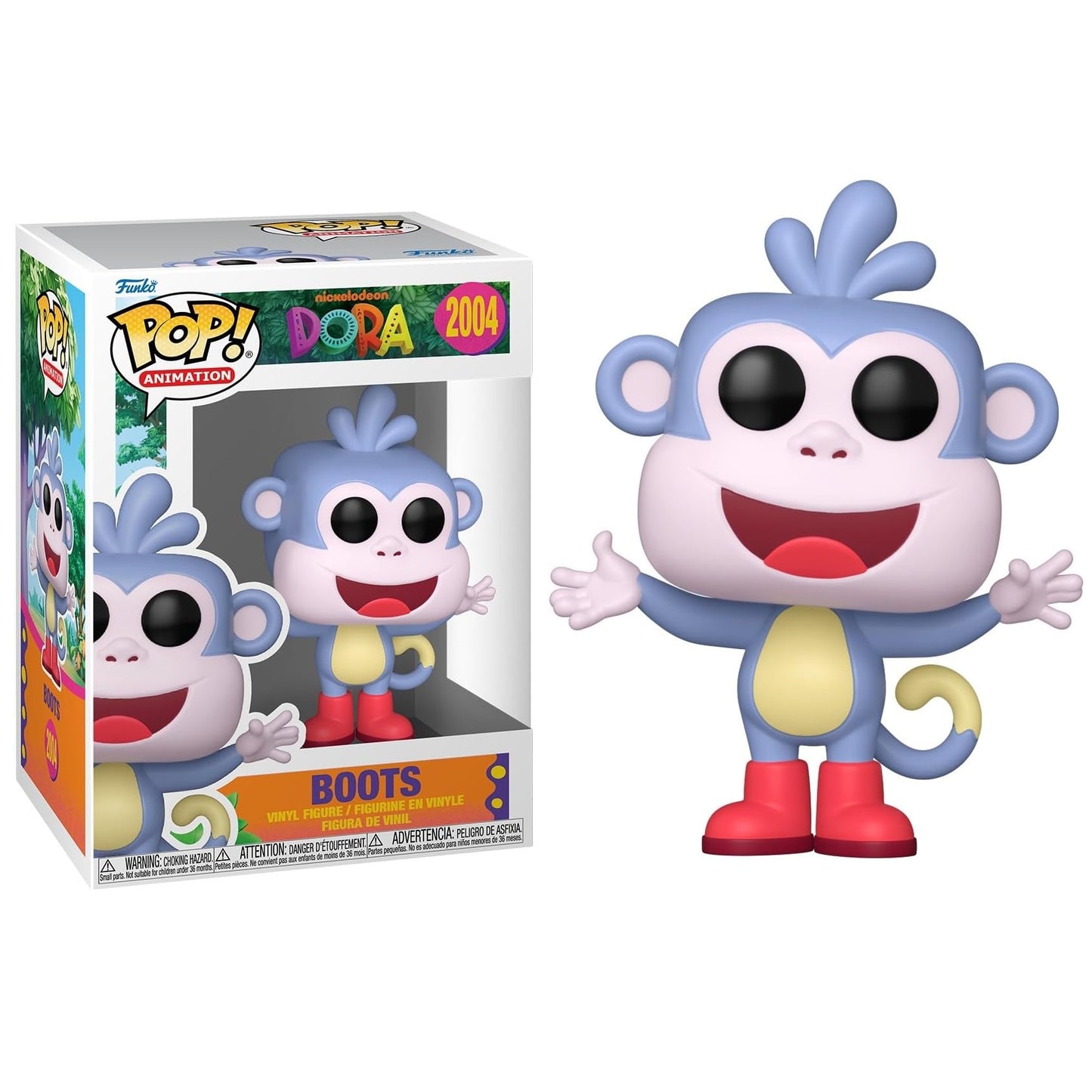 Funko Pop ! Animation - Dora L'esploratrice (2004) Boots Vinyl Figure 9cm