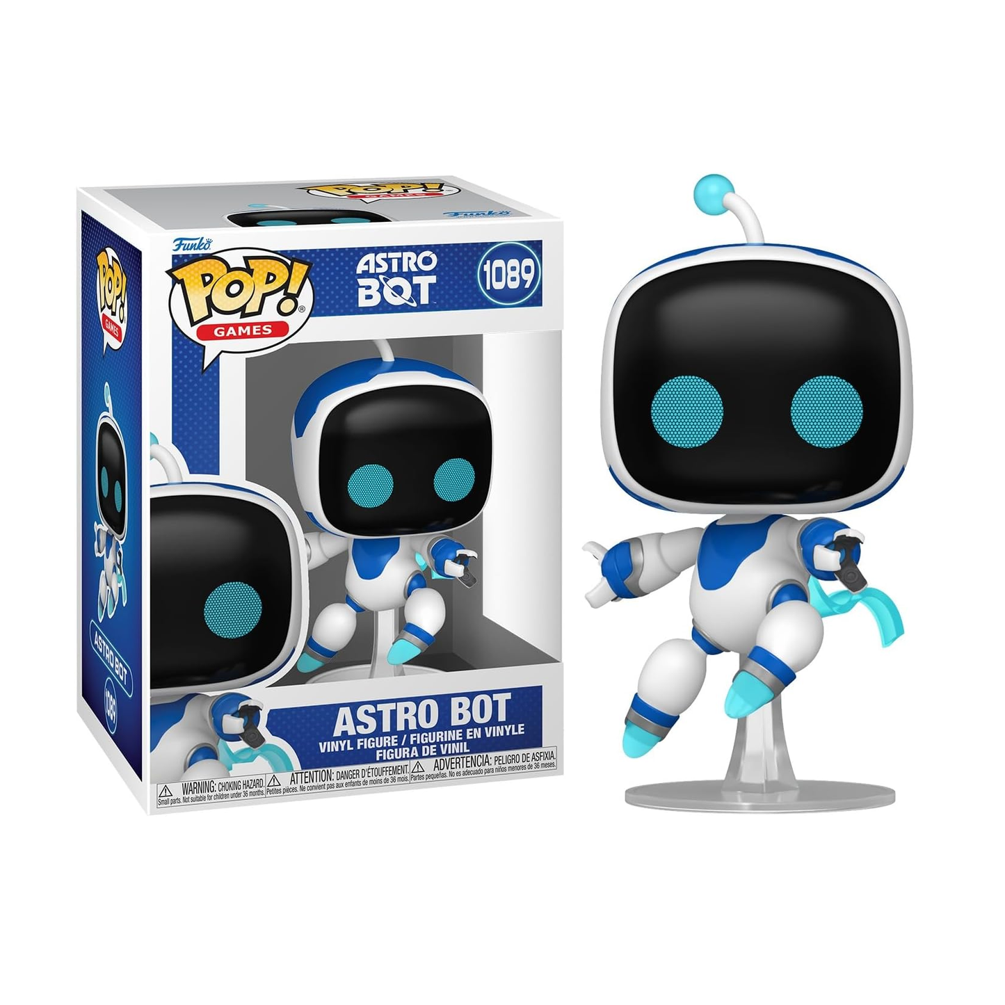 Funko Pop ! Games Astro Bot - (1089) Astrobot Vinyl Figure 9cm Ps5 Nuovo