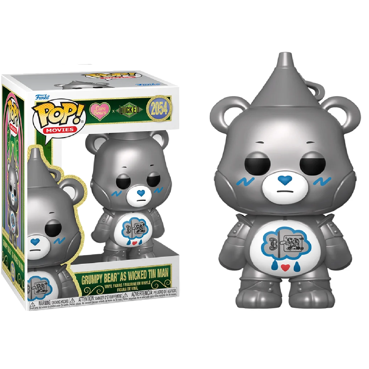 Funko Pop ! Movie Care Bears Wicked (2054) Grumpy Bear as Tin Man 9Cm