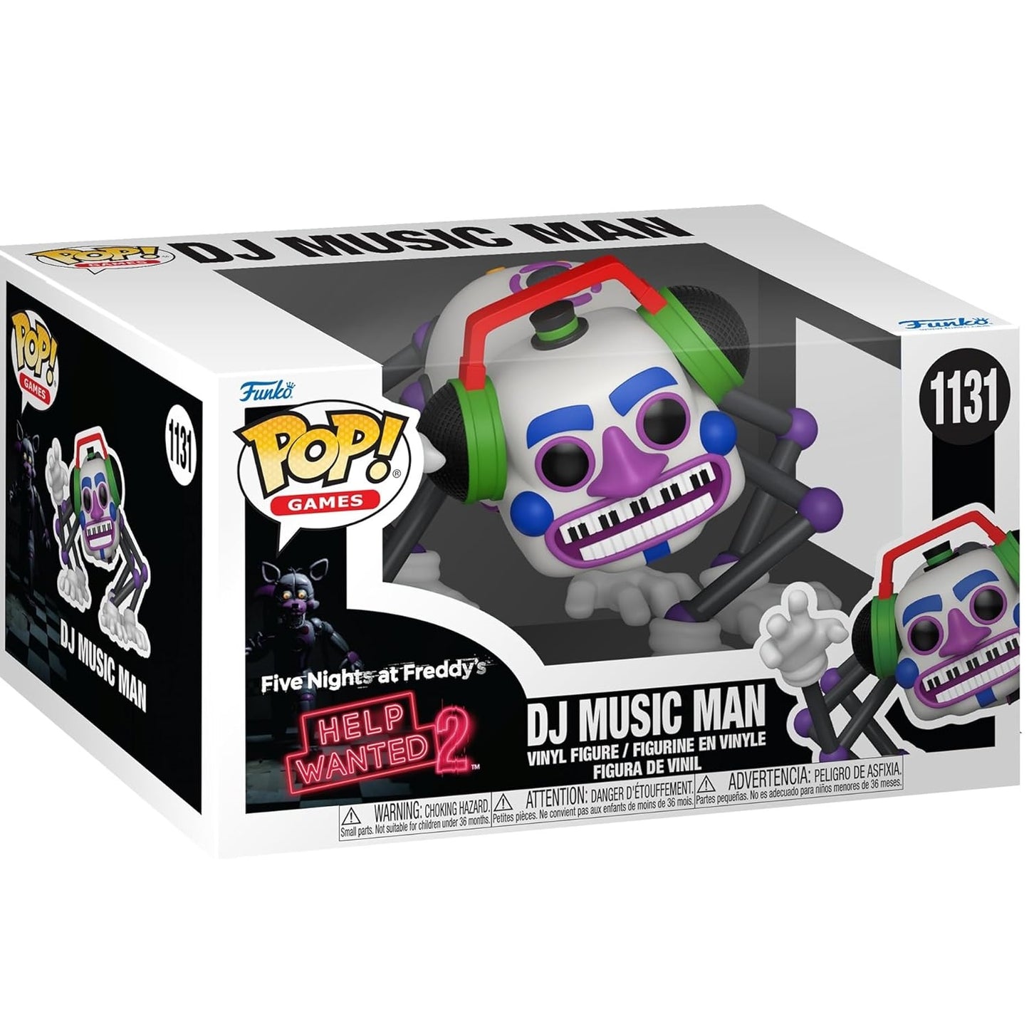 Funko Pop ! Games Fnaf Help Wanted 2 - (1131) DJ Music Man Figure 9cm