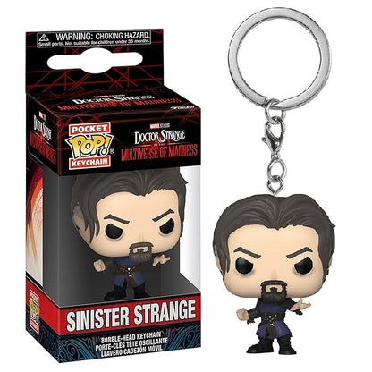 Funko Pop ! Keychain Pocket Marvel Doctor Strange (Sinister Strange) Portachiavi
