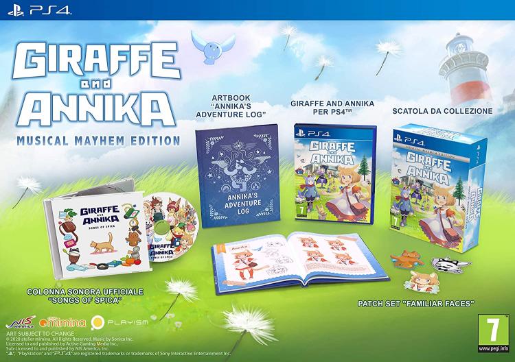 Giraffe And Annika Limited Edition Playstation 4 Gioco Italiano Nuovo Sigillato