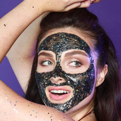 Glitter Mask Black Head Maschera Glitterata Viso Idratante Punti Neri Acne Rughe