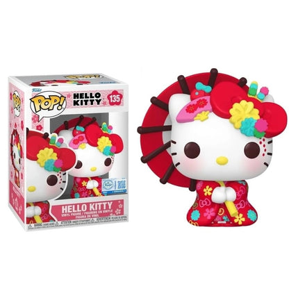 Funko Pop ! Hello Kitty (135) Hello Kitty in Kimono - Special Edition - Vinyl Figure 9cm