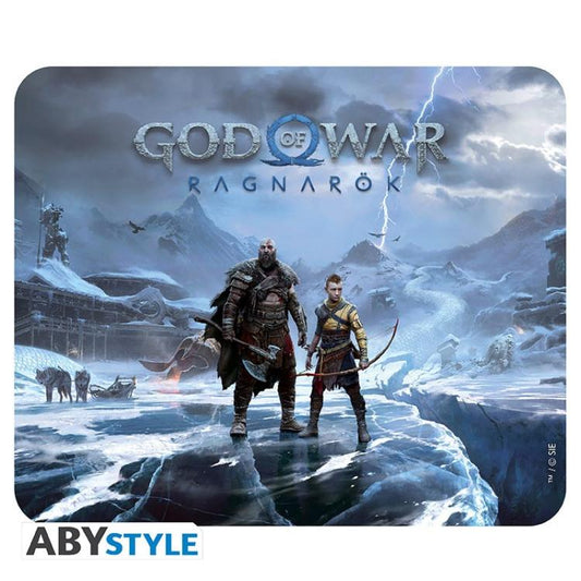 ABYSTYLE - God of War (Ragnorak Key Art) Tappetino Morbido Mouse 23,5cm Mousepad