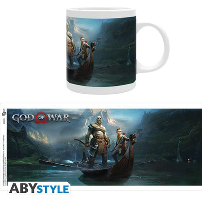 ABYSTYLE TAZZA GOD OF WAR: "KEY ART" MUG BICCHIERE CAFFÈ CERAMICA MANICO 320ML