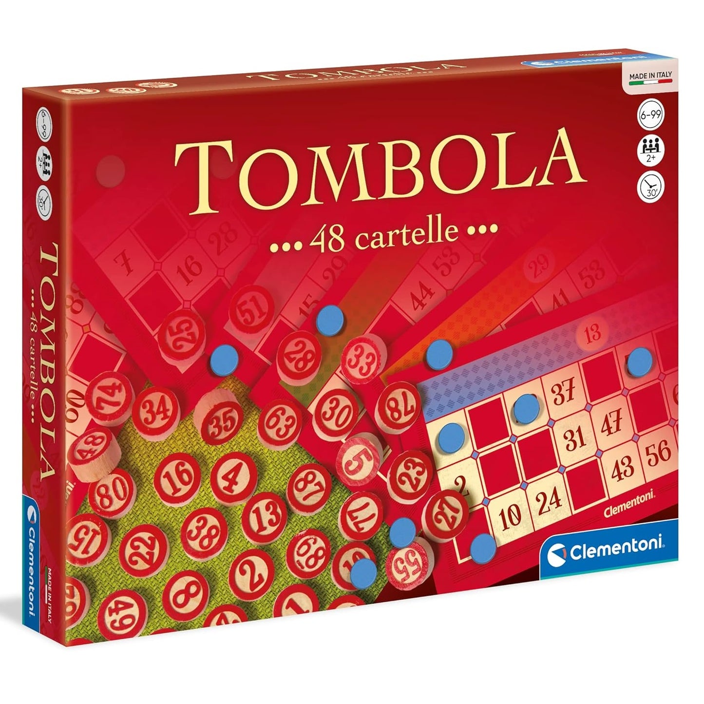 Clementoni Giochi da tavolo Tombola Classica Gioco di Società (16557)