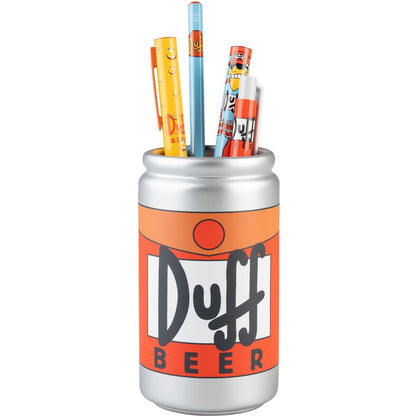 Portapenne The Simpsons Duff Beer + Set Cancelleria Porta Penne Duffman Simpson Ufficiale
