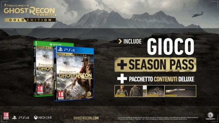 Tom Clancy'S Ghost Recon Wildlands - Gold Edition Videogioco Ps4 Italiano Nuovo