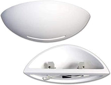 Universo Applique Gesso A Parete Doppia Emissione Lampada R7S Interno Mezza Luna
