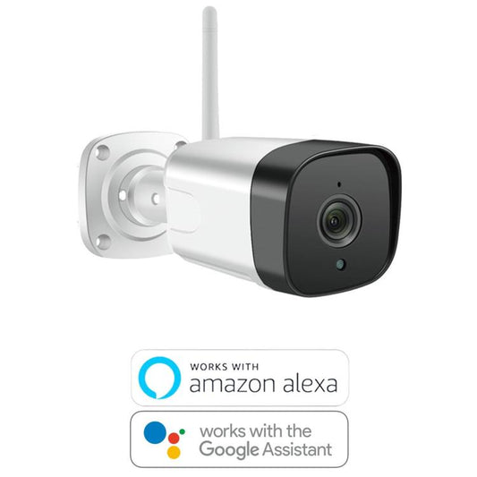 Superior Security Telecamera Wifi Da Esterno Ip66 Hd Ip Alexa Google Smartlife