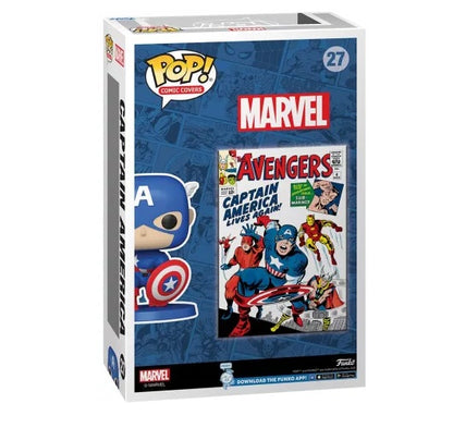 Funko Pop ! Comic Cover Marvel Avengers -(27) Captain America Special Exm Figure