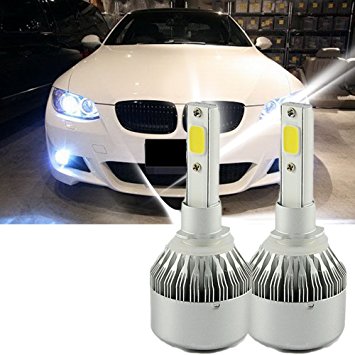 COPPIA LAMPADE LED DA AUTO FARI H7 MOTO KIT LAMPADINE 36W LUCE BIANCA 6000K FARO