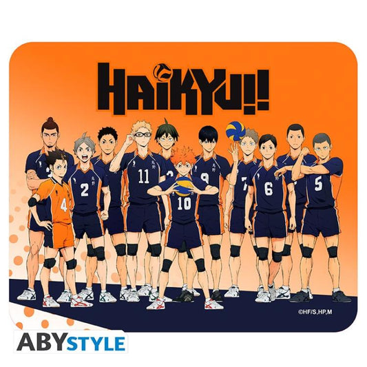 ABYSTYLE - Haikyu (Karasuno Team) Tappetino Morbido Mouse 24cm Mousepad