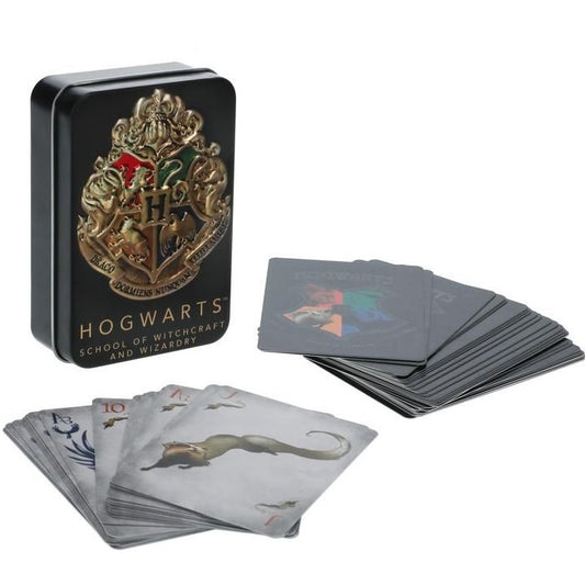 Paladone Playing Cards (Harry Potter) Mazzo Carte Gioco Francesi Poker Box Latta