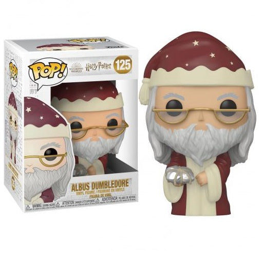 Funko Pop ! Harry Potter Holiday - (125) Albus Dumbledore Figure Prof. Silente