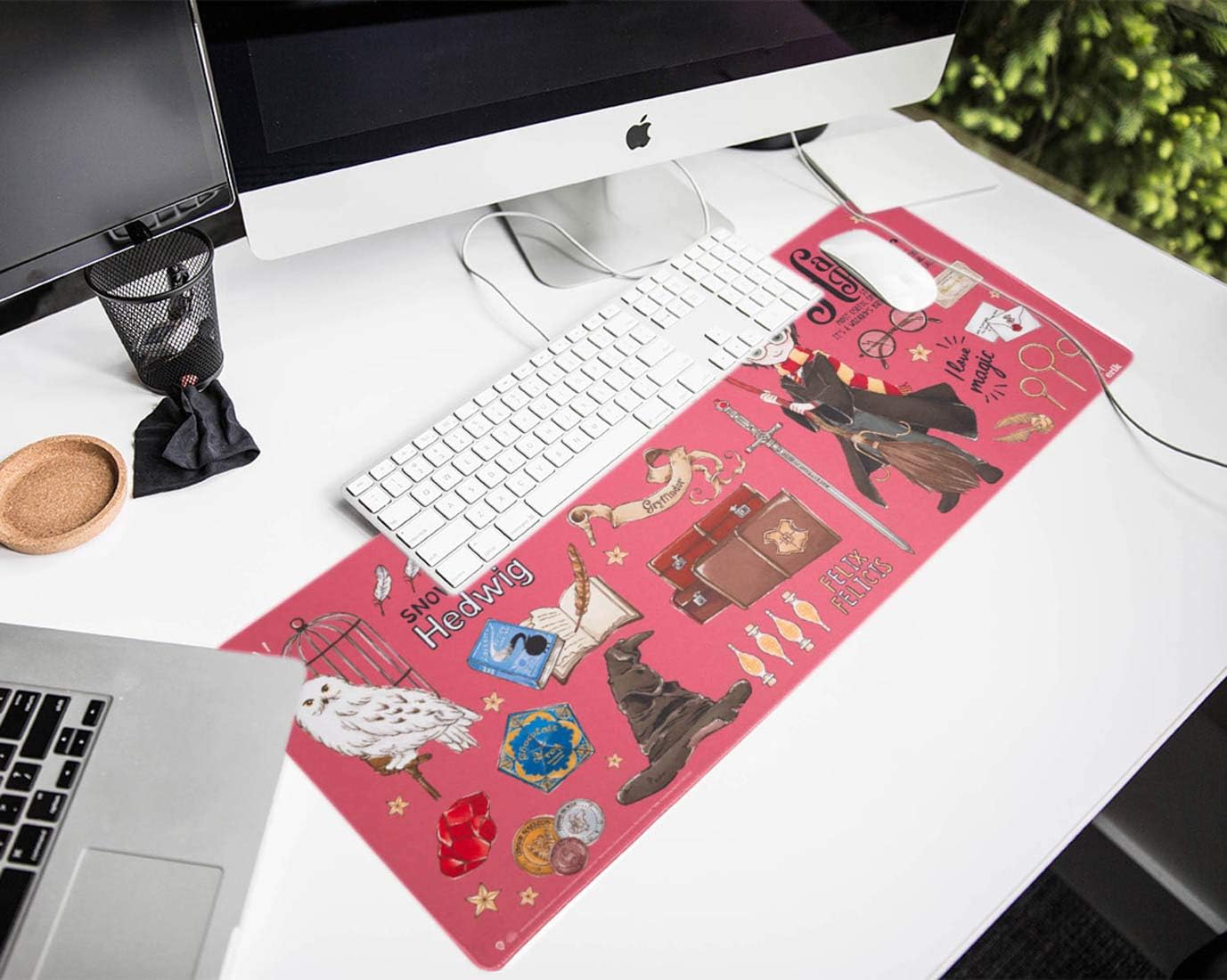 Harry Potter Tappetino da Scrivania per Tastiera e Mouse Pad PC Gaming Deskmat XXL Idea Regalo