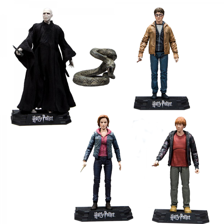 ACTION FIGURE HARRY POTTER I DONI DELLA MORTE 2 STATUA RON 16cm DA COLLEZIONE