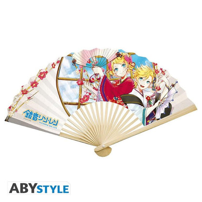 ABYSYLE VENTAGLIO DI HATSUNE MIKU - FAN HATSUNE MIKU E KIMONO TWINS RIN E LEN