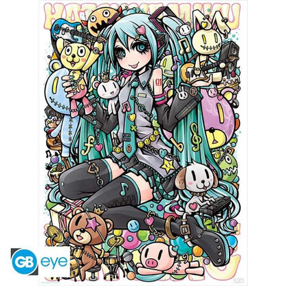 ABYSTYLE (HATSUNE MIKU) SET 2 CHIBI POSTER: "SERIES 2" (52X38) GB EYE