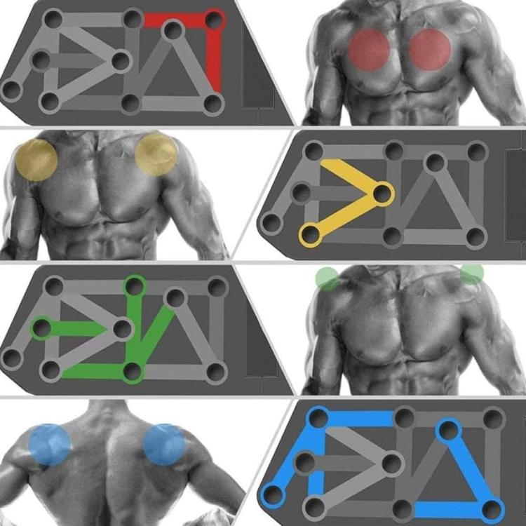 Tavola Push Up Per Flessioni Maniglie Attrezzo Esercizi Pettorali Spalle Dorsali