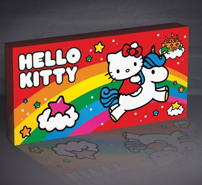 Pyramid - Tela Retroilluminata - Hello Kitty Rainbow - Lampada Light Up Canvas - LED Poster Incorniciato Luminosa 15x30 cm (Copia) (Copia)