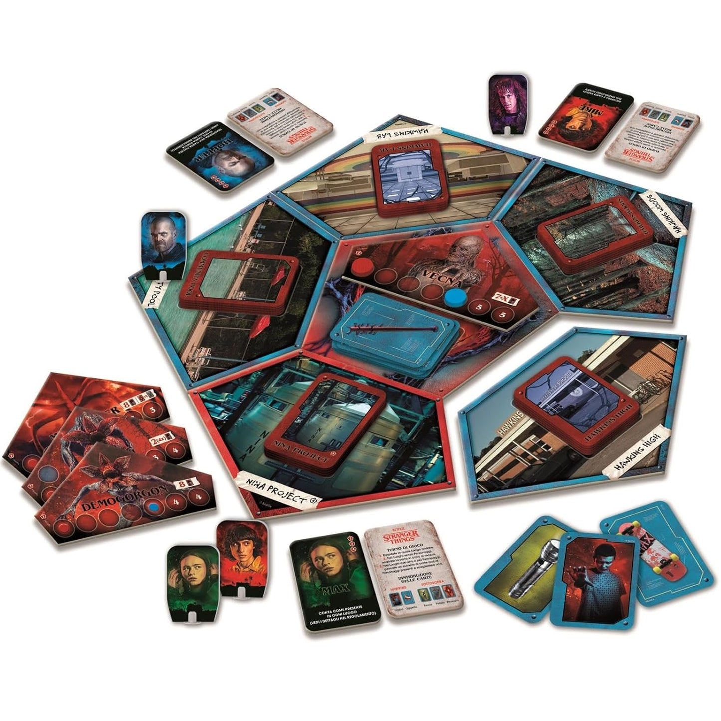 Clementoni Gioco da Tavolo Stranger Things Gli Amici non Mentono Sfide nel Sottosopra