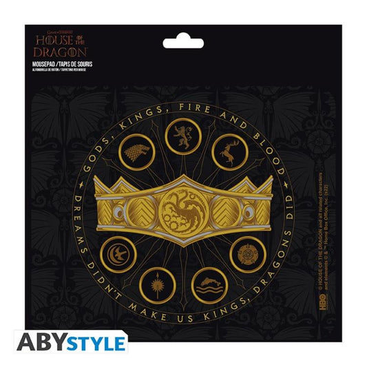 ABYSTYLE - House of The Dragon (Targaryen) - Tappetino Mouse 23,5cm Mousepad