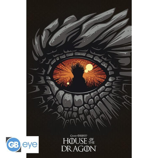 ABYSTYLE (HOUSE OF THE DRAGONS) MAXY POSTER: "OCCHO DEL DRAGO" (91,5x61) GB EYE