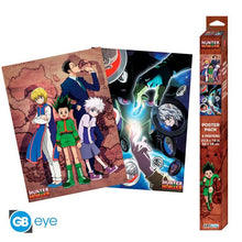 ABYSTYLE (HUNTER X HUNTER) SET 2 CHIBI POSTER: "GRUPPO" (52X38) ANIME "GB EYE"
