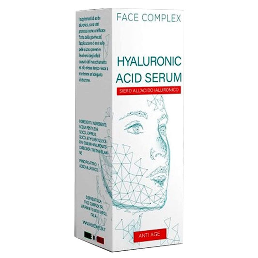 Face Complex Siero Viso (Acido Ialuronico) Anti Rughe 100Ml Fonte Di Giovinezza