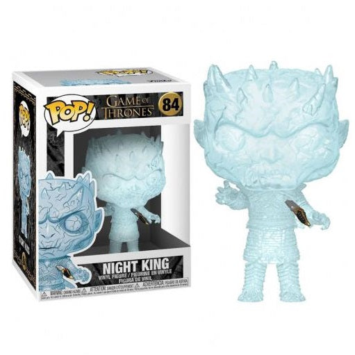 Funko Pop Game Of Thrones 84 Crystal Night King W/ Dagger - Il Trono Di Spade Tv