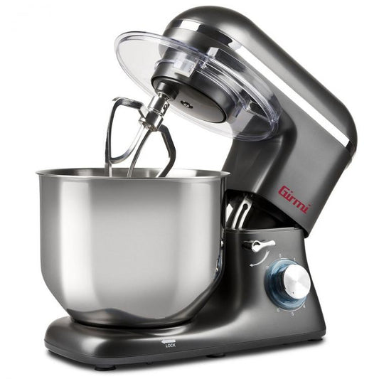 Girmi Planetaria Impastatrice 8L 6 Velocità Ciotola In Acciaio 1800W Grigio Im46
