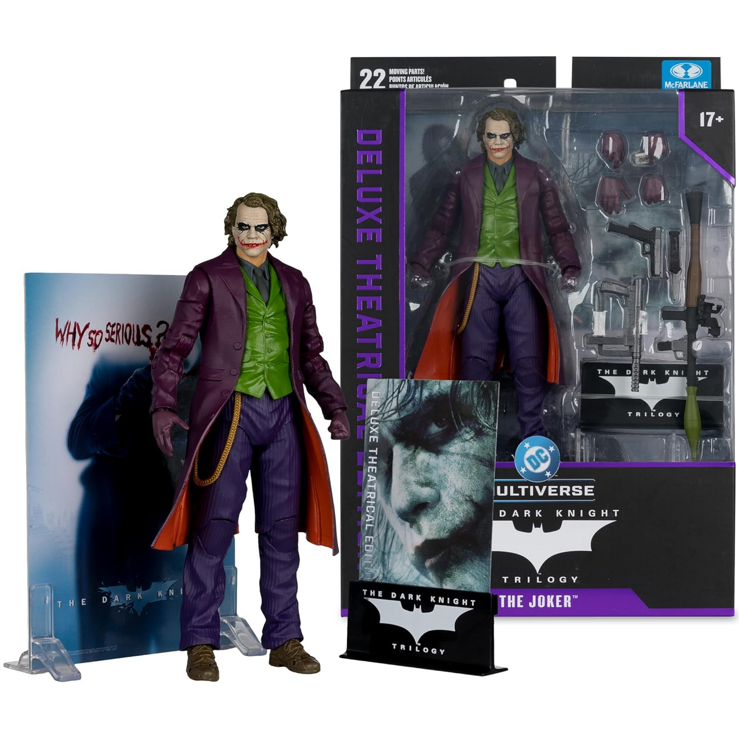 McFarlane Toys The Dark Knight Trilogy: The Joker - Deluxe Theatrical Edition Figure PVC 18cm