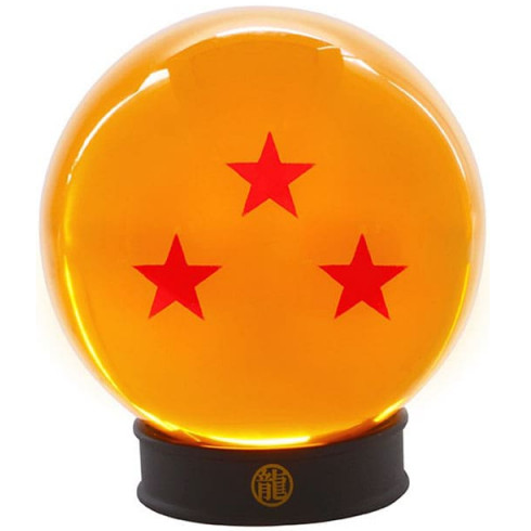 Abystyle Dragon Ball: Sfera del Drago 3 Stelle Con Base - Figure 8cm Collezione Ufficiale