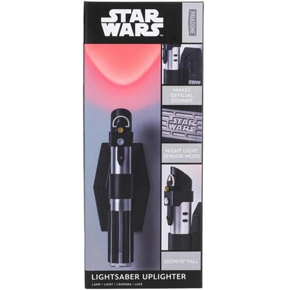 Paladone Star Wars Lightsaber Uplighter Lampada Da Parete Spada Laser Darth Vader Con Suoni Ufficiali