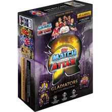 Topps Match Attax UEFA Champions League 2025/26 Gladiators Battlers Mega Tin Box Carte Calcio