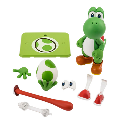 Bandai Namco S.H. Figuarts: Yoshi (Super Mario) - Figure Articolata 16cm Tamashi Nations